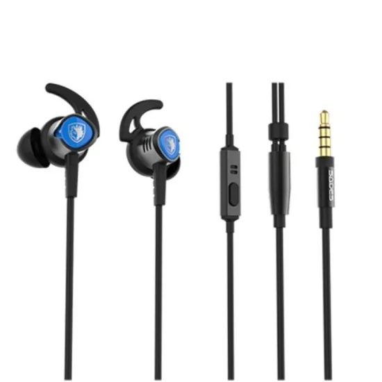 Sades Gaming Earphones Wings 20 - Black